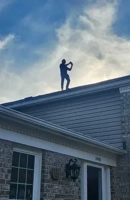 Professional roof inspection